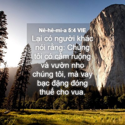 Picture 04 - Nê-hê-mi-a 5:4 VIE - Lại có người khác nói rằng: Chúng tôi - Bible Verse Picture