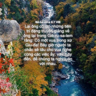 Picture 04 - Nê-hê-mi-a 6:7 VIE - Lại ông có lập những tiên tri đặng - Bible Verse Picture