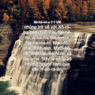 Picture 04 - Nê-hê-mi-a 7:7 VIE - chúng trở về với Xô-rô-ba-bên, - Bible Verse Picture