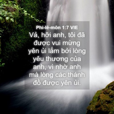 Picture 04 - Phi-lê-môn 1:7 VIE - Vả, hỡi anh, tôi đã được vui mừng - Bible Verse Picture