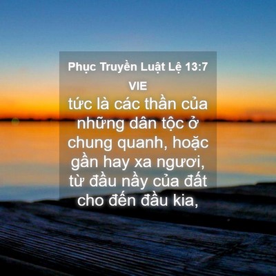 Picture 04 - Phục Truyền Luật Lệ 13:7 VIE - tức là các thần của những dân tộc - Bible Verse Picture