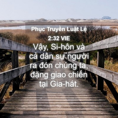 Picture 04 - Phục Truyền Luật Lệ 2:32 VIE - Vậy, Si-hôn và cả dân sự người ra - Bible Verse Picture