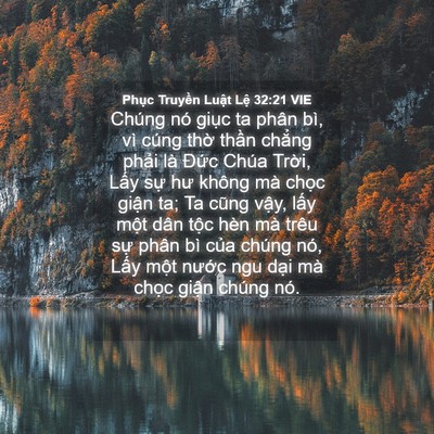 Picture 04 - Phục Truyền Luật Lệ 32:21 VIE - Chúng nó giục ta phân bì, vì cúng thờ - Bible Verse Picture