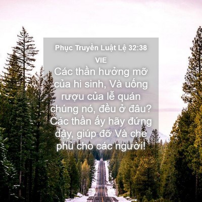 Picture 04 - Phục Truyền Luật Lệ 32:38 VIE - Các thần hưởng mỡ của hi sinh, Và - Bible Verse Picture