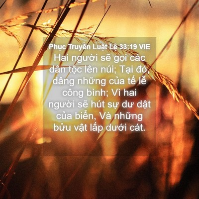 Picture 04 - Phục Truyền Luật Lệ 33:19 VIE - Hai người sẽ gọi các dân tộc lên - Bible Verse Picture