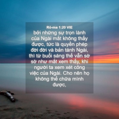 Picture 04 - Rô-ma 1:20 VIE - bởi những sự trọn lành của Ngài mắt - Bible Verse Picture