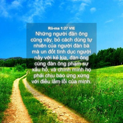 Picture 04 - Rô-ma 1:27 VIE - Những người đàn ông cũng vậy, bỏ - Bible Verse Picture