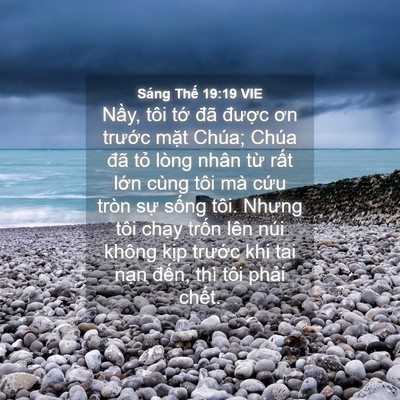 Picture 04 - Sáng Thế 19:19 VIE - Nầy, tôi tớ đã được ơn trước mặt - Bible Verse Picture