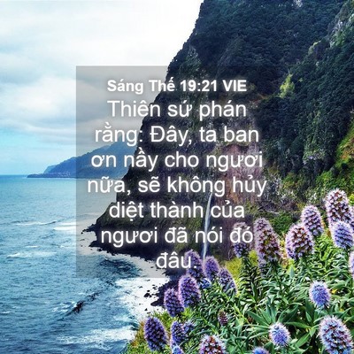 Picture 04 - Sáng Thế 19:21 VIE - Thiên sứ phán rằng: Đây, ta ban ơn nầy - Bible Verse Picture