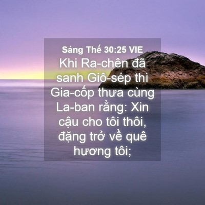 Picture 04 - Sáng Thế 30:25 VIE - Khi Ra-chên đã sanh Giô-sép thì Gia-cốp - Bible Verse Picture