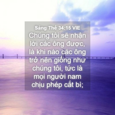Picture 04 - Sáng Thế 34:15 VIE - Chúng tôi sẽ nhận lời các ông được, - Bible Verse Picture