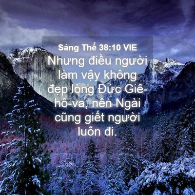 Picture 04 - Sáng Thế 38:10 VIE - Nhưng điều người làm vậy không đẹp - Bible Verse Picture