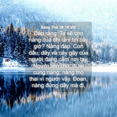 Picture 04 - Sáng Thế 38:18 VIE - Đáp rằng: Ta sẽ cho nàng của chi làm - Bible Verse Picture