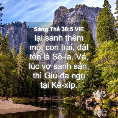 Picture 04 - Sáng Thế 38:5 VIE - lại sanh thêm một con trai, đặt tên là - Bible Verse Picture