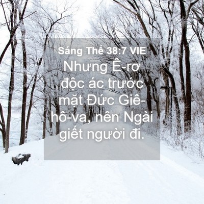 Picture 04 - Sáng Thế 38:7 VIE - Nhưng Ê-rơ độc ác trước mặt Đức - Bible Verse Picture
