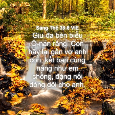 Picture 04 - Sáng Thế 38:8 VIE - Giu-đa bèn biểu Ô-nan rằng: Con hãy lại - Bible Verse Picture