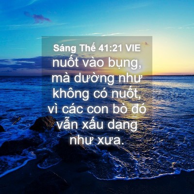 Picture 04 - Sáng Thế 41:21 VIE - nuốt vào bụng, mà dường như không có - Bible Verse Picture