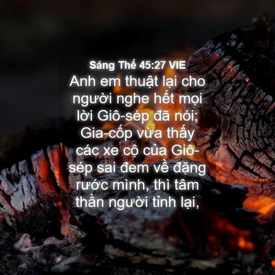 Picture 04 - Sáng Thế 45:27 VIE - Anh em thuật lại cho người nghe hết - Bible Verse Picture