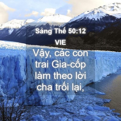 Picture 04 - Sáng Thế 50:12 VIE - Vậy, các con trai Gia-cốp làm theo lời - Bible Verse Picture