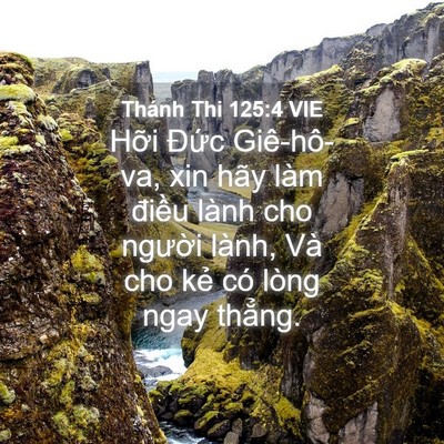 Picture 04 - Thánh Thi 125:4 VIE - Hỡi Đức Giê-hô-va, xin hãy làm điều - Bible Verse Picture