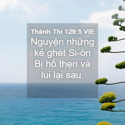 Picture 04 - Thánh Thi 129:5 VIE - Nguyện những kẻ ghét Si-ôn Bị hổ - Bible Verse Picture