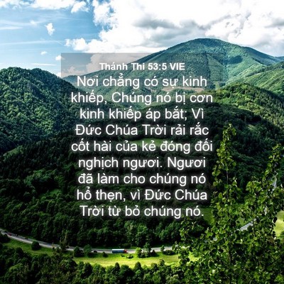 Picture 04 - Thánh Thi 53:5 VIE - Nơi chẳng có sự kinh khiếp, Chúng nó - Bible Verse Picture
