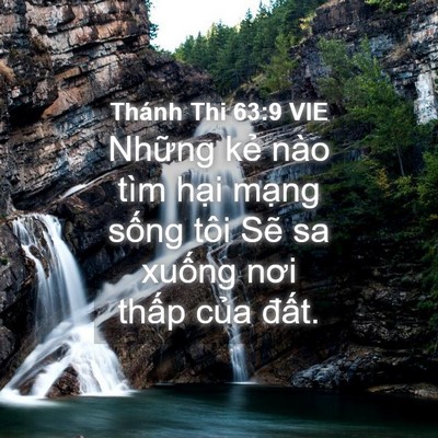 Picture 04 - Thánh Thi 63:9 VIE - Những kẻ nào tìm hại mạng sống tôi - Bible Verse Picture