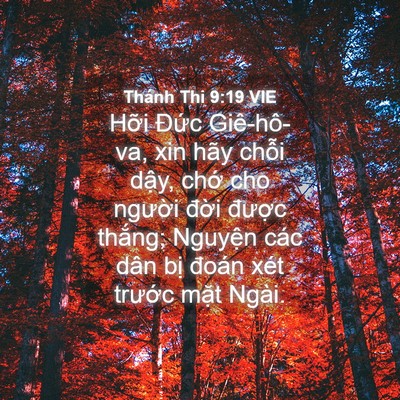Picture 04 - Thánh Thi 9:19 VIE - Hỡi Đức Giê-hô-va, xin hãy chỗi dậy, - Bible Verse Picture