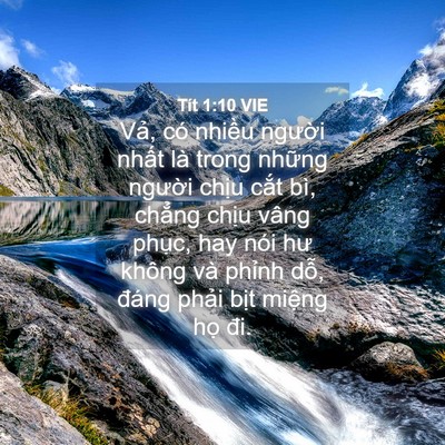 Picture 04 - Tít 1:10 VIE - Vả, có nhiều người nhất là trong - Bible Verse Picture