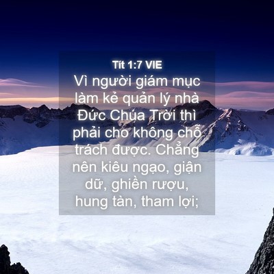 Picture 04 - Tít 1:7 VIE - Vì người giám mục làm kẻ quản lý - Bible Verse Picture