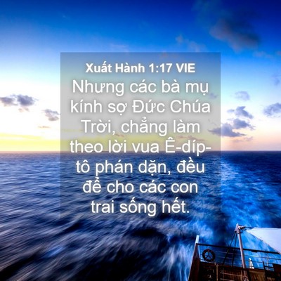 Picture 04 - Xuất Hành 1:17 VIE - Nhưng các bà mụ kính sợ Đức Chúa - Bible Verse Picture