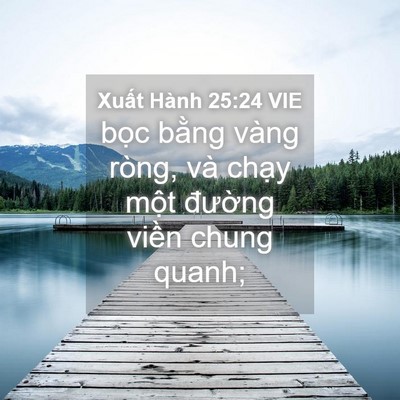 Picture 04 - Xuất Hành 25:24 VIE - bọc bằng vàng ròng, và chạy một - Bible Verse Picture
