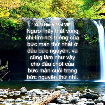 Picture 04 - Xuất Hành 26:4 VIE - Ngươi hãy thắt vòng chỉ tím nơi triêng - Bible Verse Picture