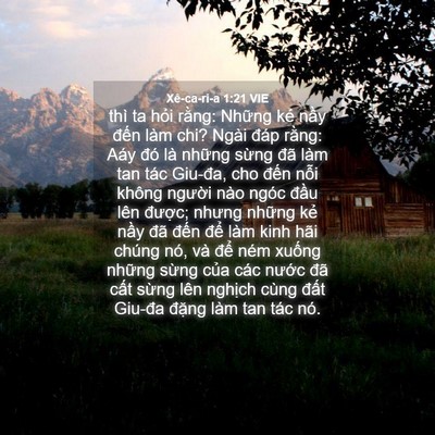 Picture 04 - Xê-ca-ri-a 1:21 VIE - thì ta hỏi rằng: Những kẻ nầy đến - Bible Verse Picture