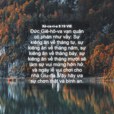 Picture 04 - Xê-ca-ri-a 8:19 VIE - Đức Giê-hô-va vạn quân có phán như - Bible Verse Picture