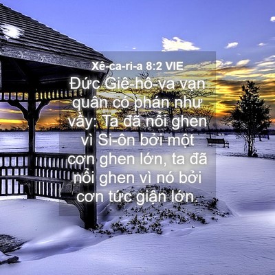 Picture 04 - Xê-ca-ri-a 8:2 VIE - Đức Giê-hô-va vạn quân có phán như - Bible Verse Picture