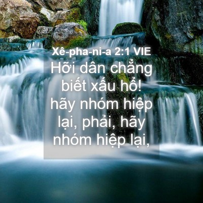 Picture 04 - Xê-pha-ni-a 2:1 VIE - Hỡi dân chẳng biết xấu hổ! hãy nhóm - Bible Verse Picture