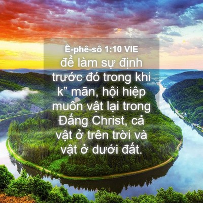 Picture 04 - Ê-phê-sô 1:10 VIE - để làm sự định trước đó trong khi - Bible Verse Picture