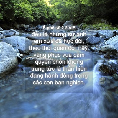 Picture 04 - Ê-phê-sô 2:2 VIE - đều là những sự anh em xưa đã học - Bible Verse Picture
