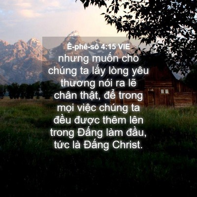 Picture 04 - Ê-phê-sô 4:15 VIE - nhưng muốn cho chúng ta lấy lòng yêu - Bible Verse Picture
