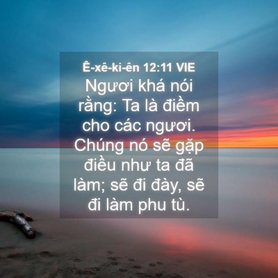 Picture 04 - Ê-xê-ki-ên 12:11 VIE - Ngươi khá nói rằng: Ta là điềm cho các - Bible Verse Picture