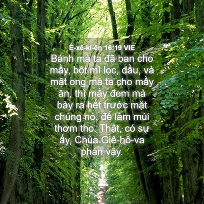 Picture 04 - Ê-xê-ki-ên 16:19 VIE - Bánh mà ta đã ban cho mầy, bột mì lọc, - Bible Verse Picture