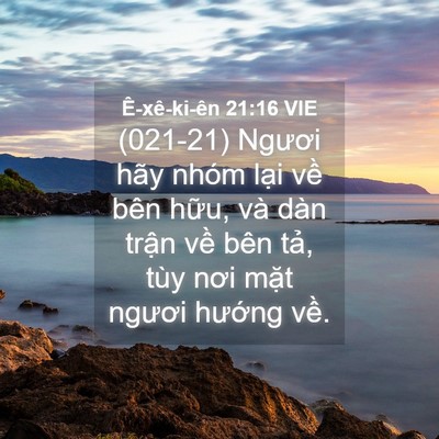 Picture 04 - Ê-xê-ki-ên 21:16 VIE - (021-21) Ngươi hãy nhóm lại về bên - Bible Verse Picture