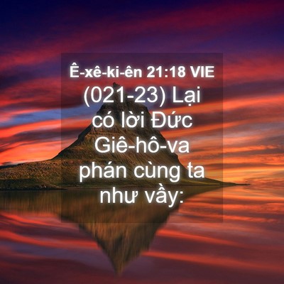 Picture 04 - Ê-xê-ki-ên 21:18 VIE - (021-23) Lại có lời Đức Giê-hô-va phán - Bible Verse Picture