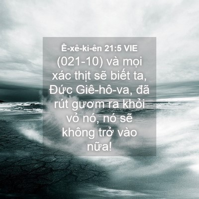 Picture 04 - Ê-xê-ki-ên 21:5 VIE - (021-10) và mọi xác thịt sẽ biết ta, - Bible Verse Picture