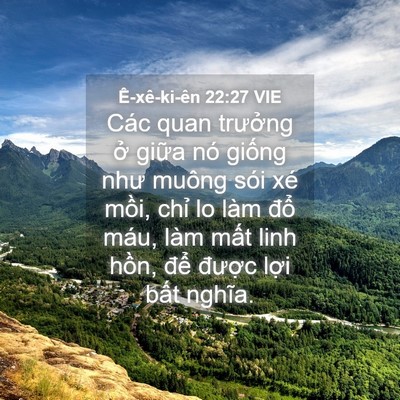 Picture 04 - Ê-xê-ki-ên 22:27 VIE - Các quan trưởng ở giữa nó giống như - Bible Verse Picture