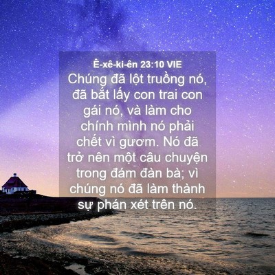 Picture 04 - Ê-xê-ki-ên 23:10 VIE - Chúng đã lột truồng nó, đã bắt lấy - Bible Verse Picture