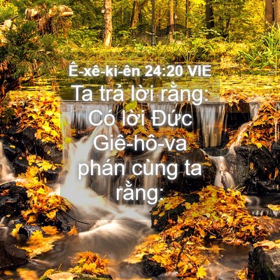 Picture 04 - Ê-xê-ki-ên 24:20 VIE - Ta trả lời rằng: Có lời Đức - Bible Verse Picture