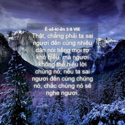 Picture 04 - Ê-xê-ki-ên 3:6 VIE - Thật, chẳng phải ta sai ngươi đến - Bible Verse Picture