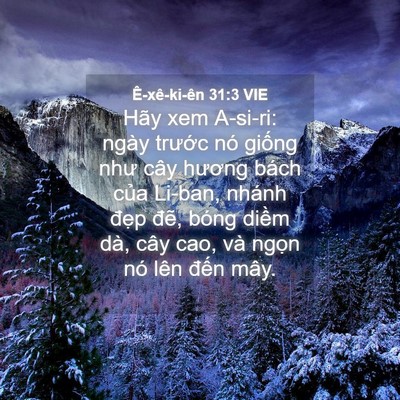 Picture 04 - Ê-xê-ki-ên 31:3 VIE - Hãy xem A-si-ri: ngày trước nó giống như - Bible Verse Picture